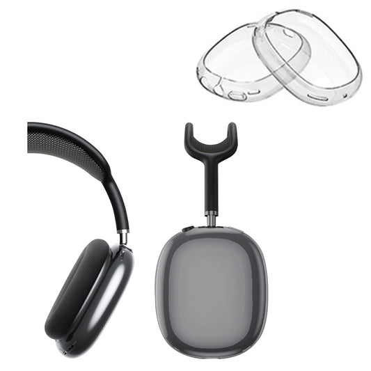 Case Cover for AirPods Max Headphones - Transparent Soft TPU Cover with Anti-Scratch Protection, Specifically Designed for Apple AirPods Max