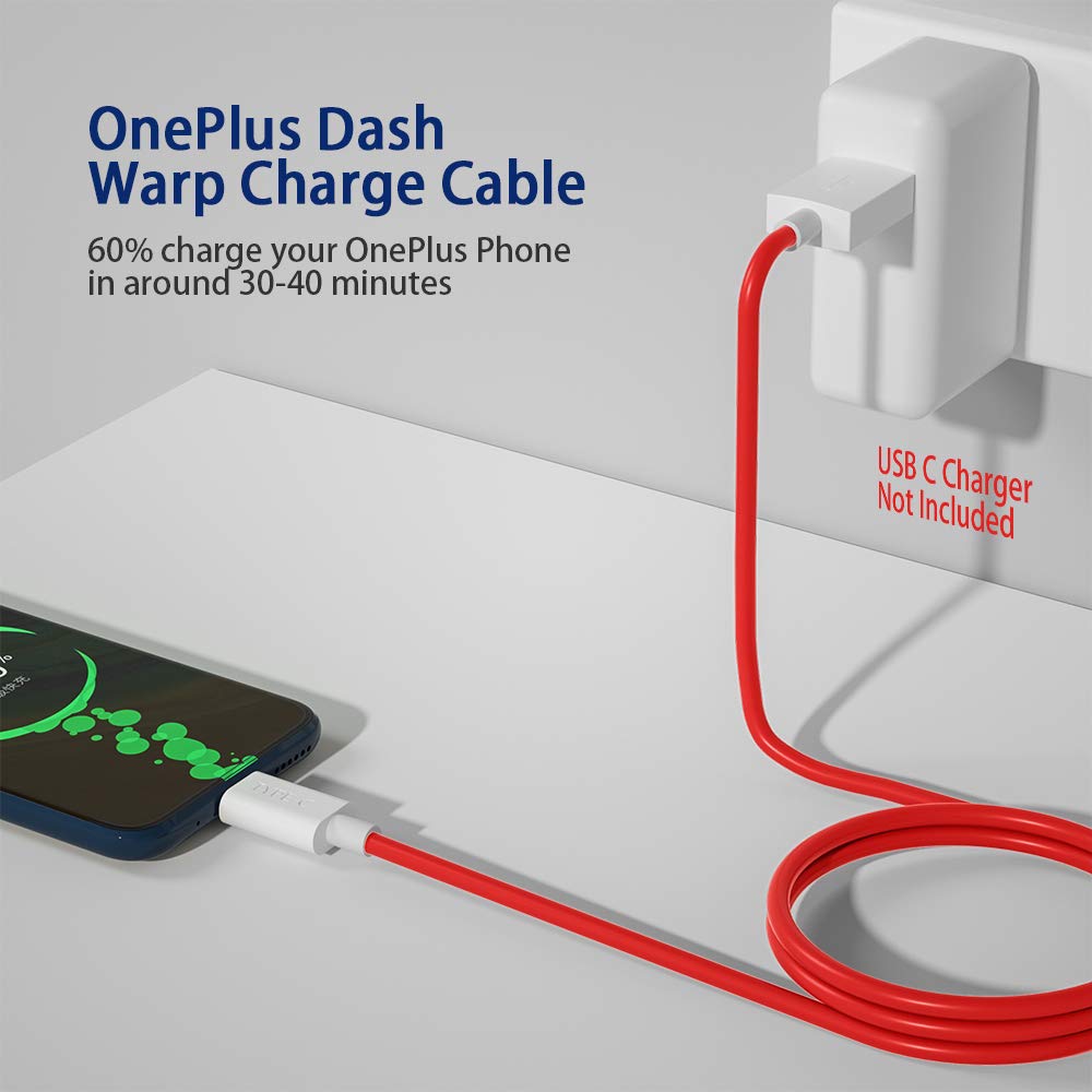 APETOO USB-A to USB-C Cable for OnePlus 15/15R/13/12/11 5G/10 Pro 6FT, 2-Pack A to C Cable for Warp-Charging 65W Super Fast Charge Cord for OnePlus 8