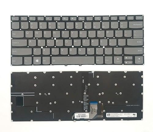 ndliulei New US Black English Backlit Laptop Keyboard (Without palmrest) for Lenovo Yoga 930-13ikb Yoga C930-13ikb Yoga 7pro-13IKB Light Backlight