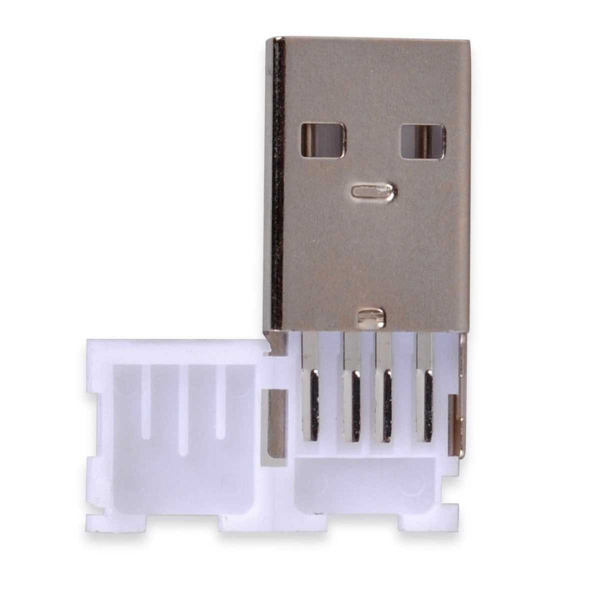 HTTX 20pcs Straight Soldering USB 2.0 A Type Male Port Plug Jack Connector, USB Repair Replacement Adapter