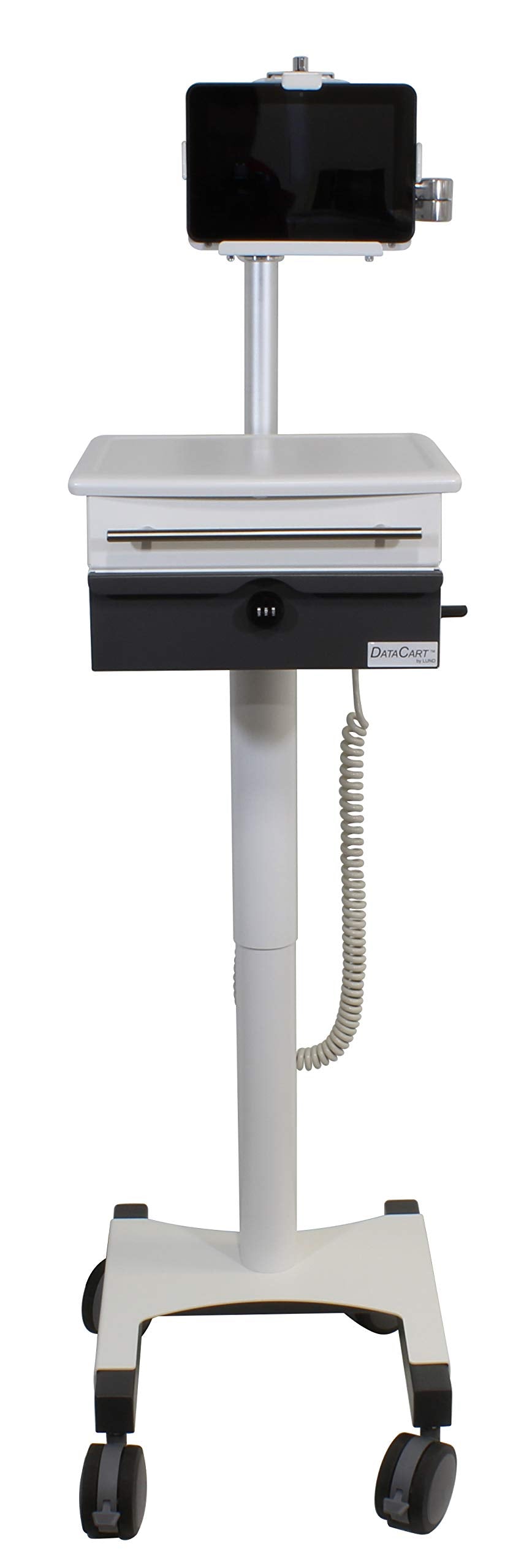 AC WORKS [29441-AS] Medical Grade Power Strip Coiled Cord with Bar Tri-outlet