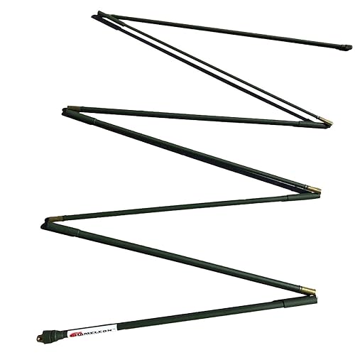 Chameleon Antenna CHA-MIL-2 Portable Broadband Collapsible HF (25-54MHz) Monopole Antenna, 108in Tall, 3/8" x 24 Stud Mount