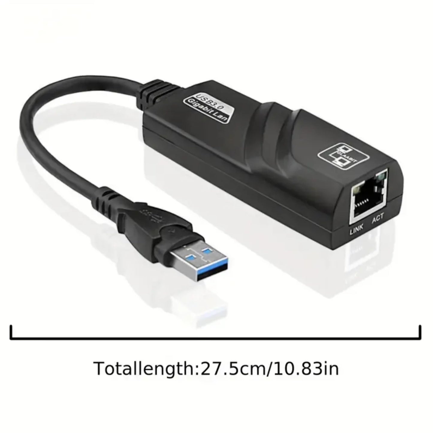 USB to Ethernet Adapter, Supports Nintendo Switch, Foldable USB 3.0 to Gigabit Ethernet LAN Network Adapter, Network Gigabit RJ45 LAN 10 100 1000 Mbps