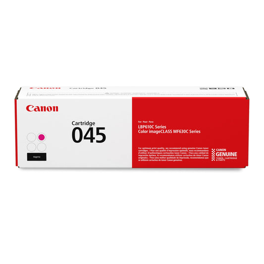 Canon Genuine 045 Magenta Toner Cartridge Compatible with LBP612Cdw, MF632Cdw, MF634Cdw