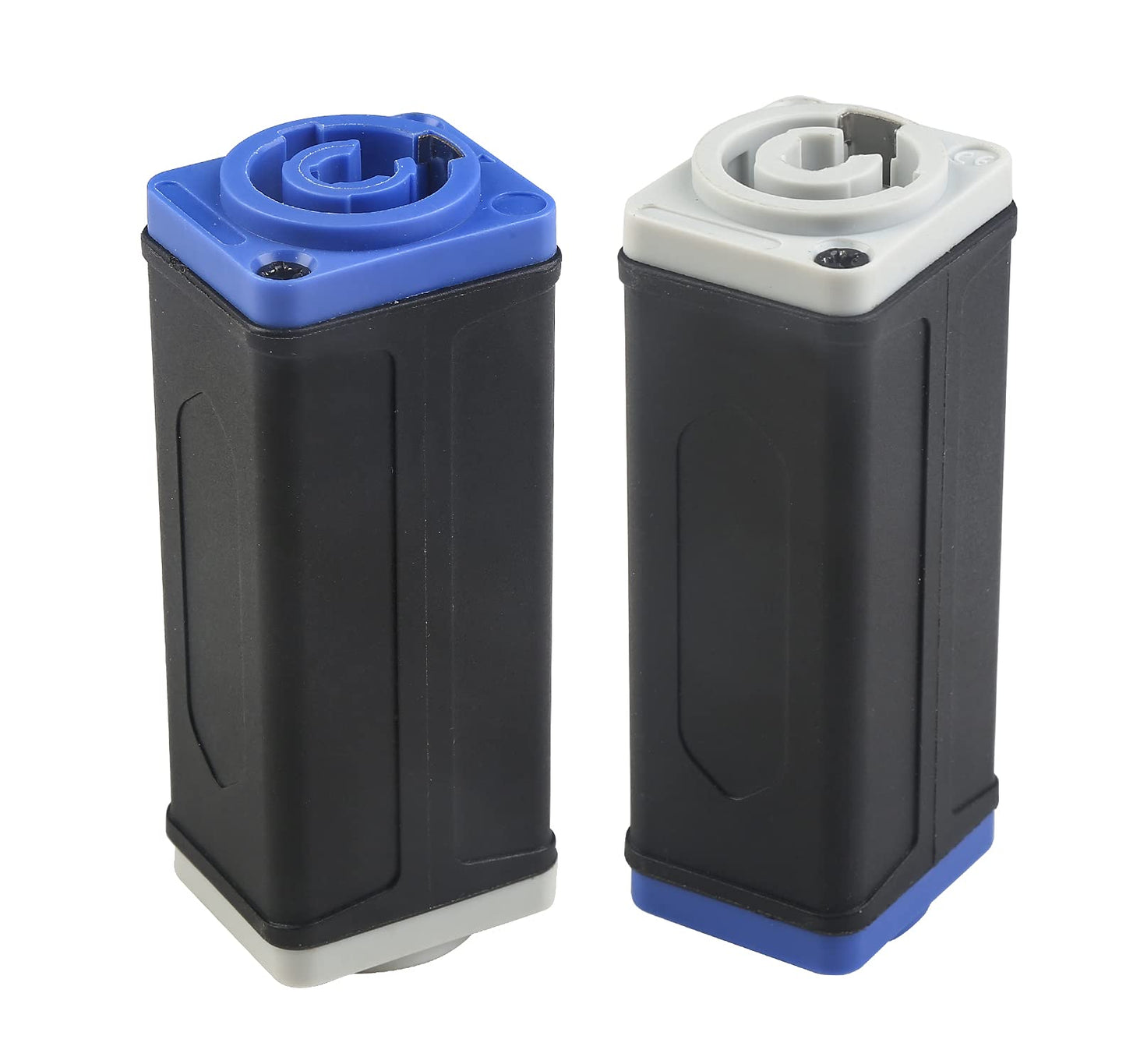 MAD OWL 2 Packs Powercon to Powercon Male and Female Powercon Connectors Extension Adapter 13 AWG, Male and Female Powercon Jack Powercon in Connector