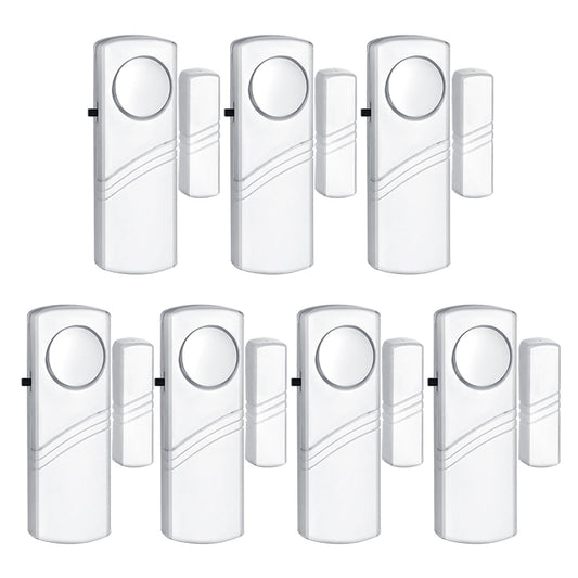 PLOJOP Security Window Door Alarm, Portable 90dB Wireless Sensor for Home & Travel Security, Easy DIY Installation, No Tools Needed (Battery Not