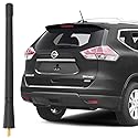 KSaAuto Antenna for Nissan Rogue Pathfinder 350z Cube Leaf Versa Note Versa Sedan Navara NP300 Murano Titan Frontier, Short Car Nissan Accessories