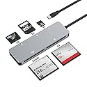 CFast 2.0 Card Reader, USB C CFast Card Reader 3.0 5Gbps CFast/CF/SD/TF/XD - 5 in 1 Memory Card Reader/Adapter for San Disk, Lexar, Transcend, Sony