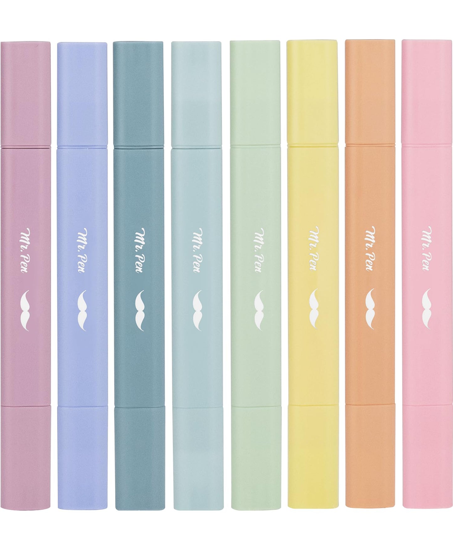 Mr. Pen- Aesthetic Highlighters No Bleed Through, Assorted Color, 8pcs
