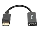 Anbear DisplayPort to HDMI, Display Port Adapter to HDMI for Desktops and Laptops Connect to HDMI Displays (1 Pack, DP)