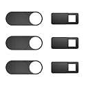 Webcam Cover 6-Pack, Web Camera Cover Slide Ultra-Thin for Laptop, iMac, MacBook Pro, Mac, Computer, Smart Phone, Tablets Slider Camera Blocker
