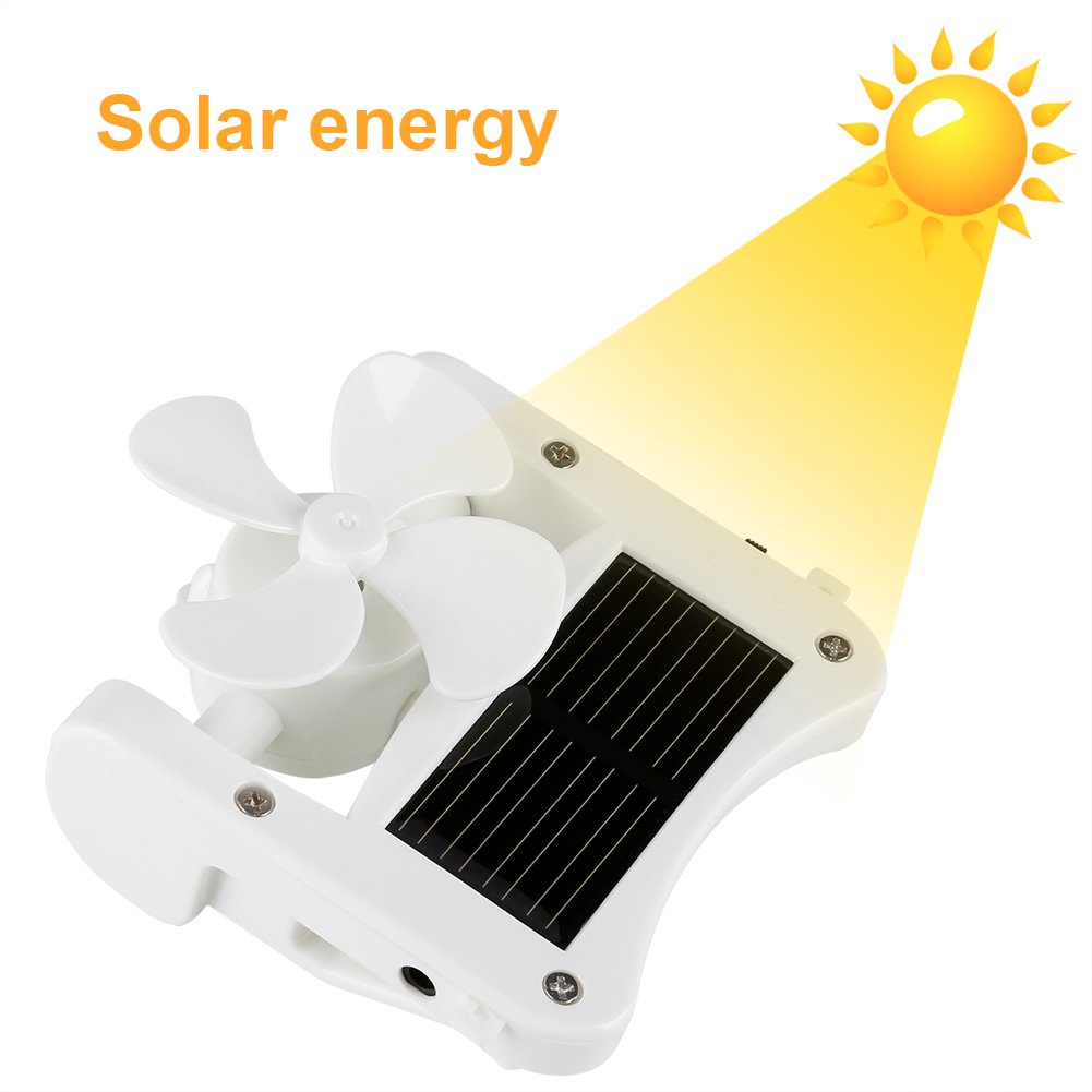 Portable Hat Fan Mini Solar Powered Cooling Fan Clip for Mountain Climbing Camping Hiking