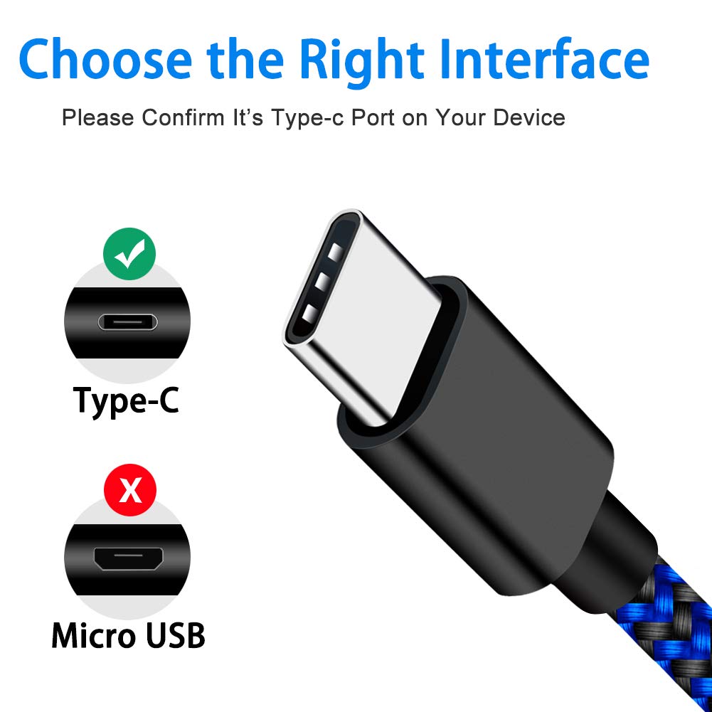 VOTY USB-C Charger Cable Compatible with iPad Pro 12.9-inch (3rd 4th 5th Generations),Pro 11-inch (1st 2nd 3rd Gen),10.9 inch 10th 2022.Type-C