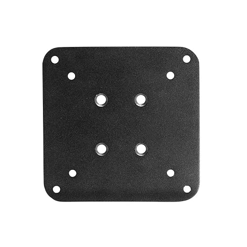 ARKON Mounts Square VESA 75 / VESA 100 Adapter Plate Industrial-Strength Aluminum VESA-Compatible Devices 4-Hole AMPS Compatible for TVs, Monitors,