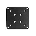 ARKON Mounts Square VESA 75 / VESA 100 Adapter Plate Industrial-Strength Aluminum VESA-Compatible Devices 4-Hole AMPS Compatible for TVs, Monitors,