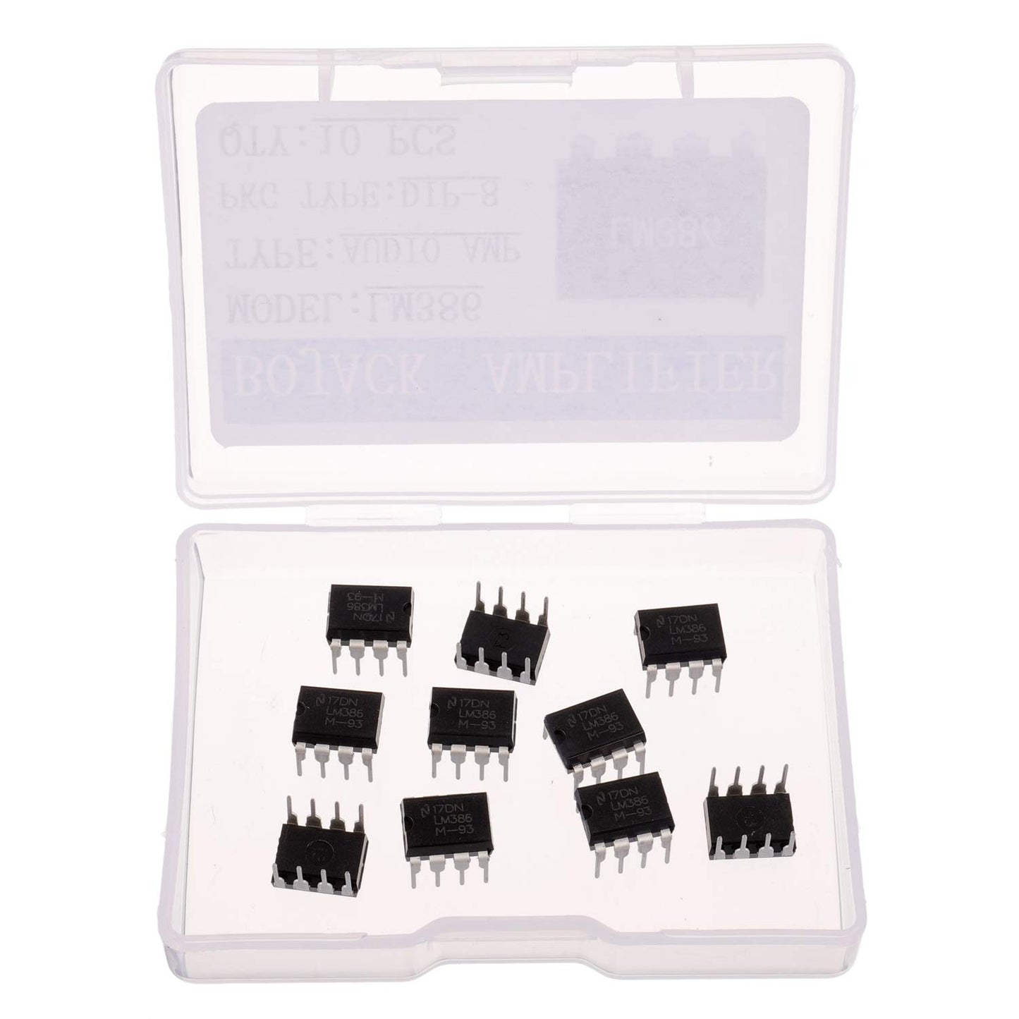 BOJACK LM386N Low Voltage Audio Power Amplifier LM386 semiconductor DIP-8 (Pack of 10)