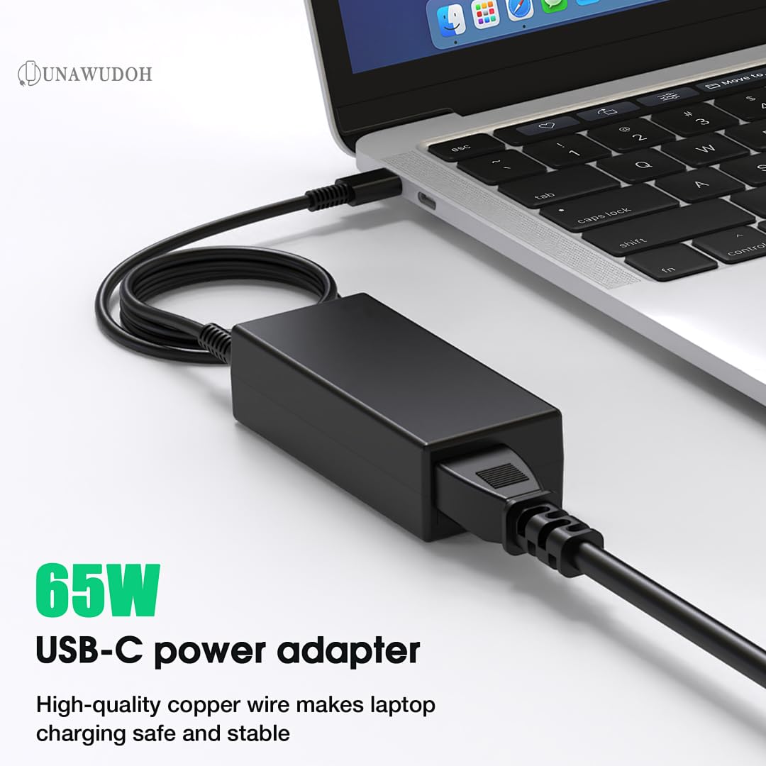65W USB C Laptop Charger Compatible with Lenovo ThinkPad T480 T490 T580 X1 Carbon T14 T14s T16 E14 E16 Yoga C940 C930 720 910 920 7i Chromebook C330