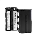 RUEMIU 2-Pack Upgraded 3800mAh NP-F550 Battery Compatible with Sony NP F550, F970, F750 F330, F570, F960, F770, Camera Camcorder, LED Light, Monitor