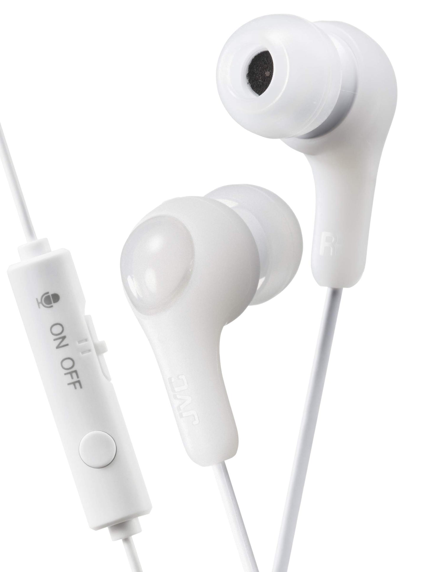 JVC Gumy Gamer, in Ear Earbud Headphones with Mic, Remote, and Mute Switch for Gaming and Chatting, Powerful Sound, Comfortable and Secure Fit…