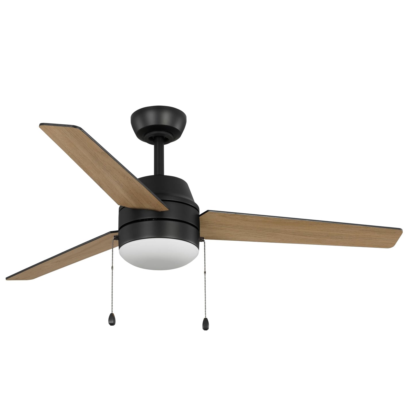 Kathy Ireland Home KICF58313 52" Hilda Ceiling Fan with Light, Indoor Only, 3-CCT LED Lighting, Pull Chain Control, Quick-Install Snap-Fit Blades