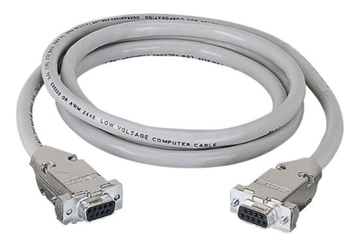 Black Box Corp EDN12H-0010-MF RS232, 10 FT, Cable, Male/Female, DB9, Metal Hood, Shielded Cable