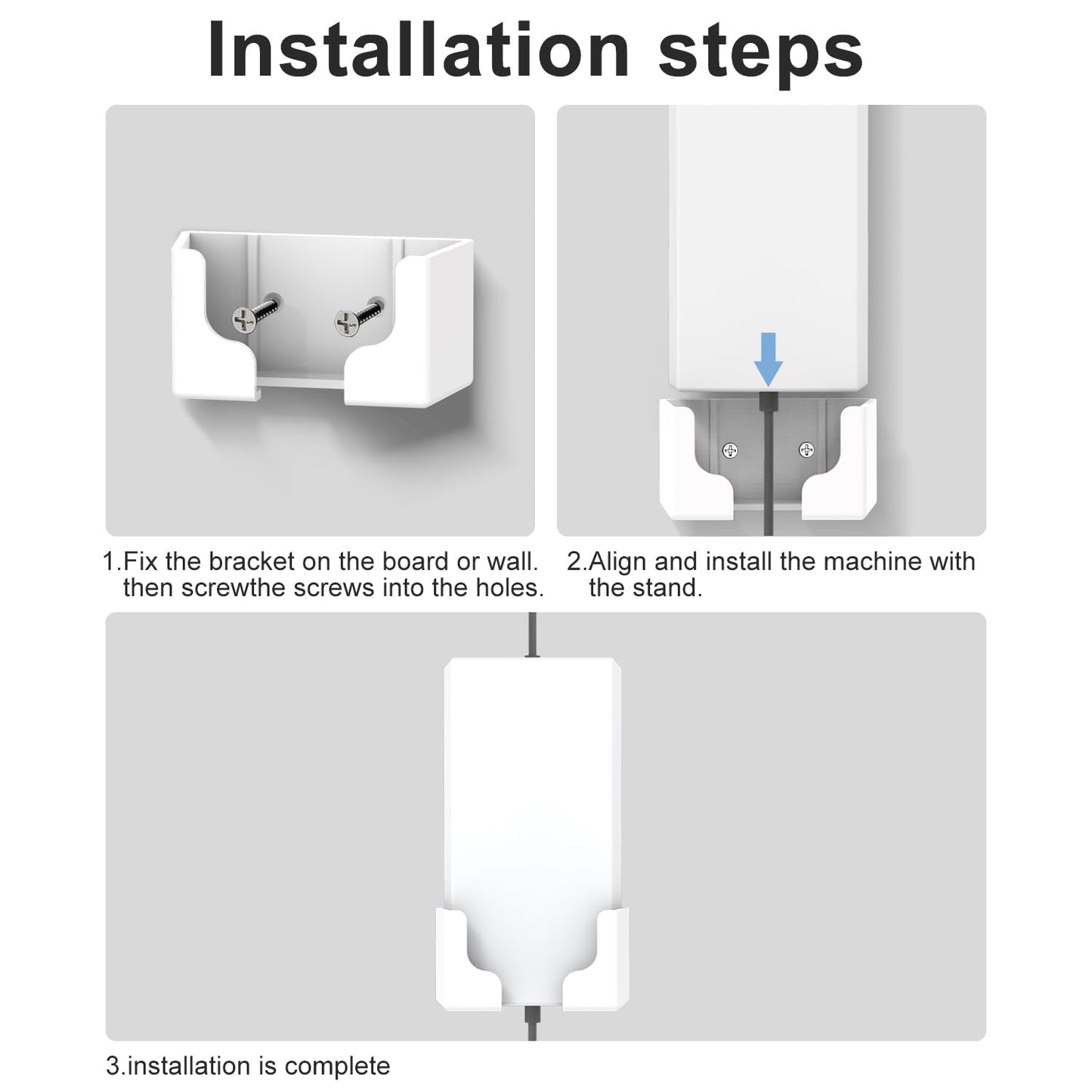 Sactulaz Wall Mount for Starlink Gen 3 Router Mount and Starlink Cable Wrap Cord Back Mounting Kits Including StarLink Gen3 Router Wall Mount,Starlink