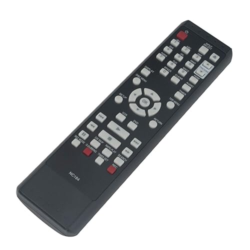 New - Remote Control NC184 NC184UH Compatible with Sanyo DVD Recorder FWZV475F