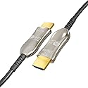 Cablelera 8K UHD CL3 HDMI Cable 2.1, Hybrid Active Optical Cable (AOC), 48Gbps Ultra Fast Long Distance Data Transmission, eARC, HDCP, NVIDIA, AMD