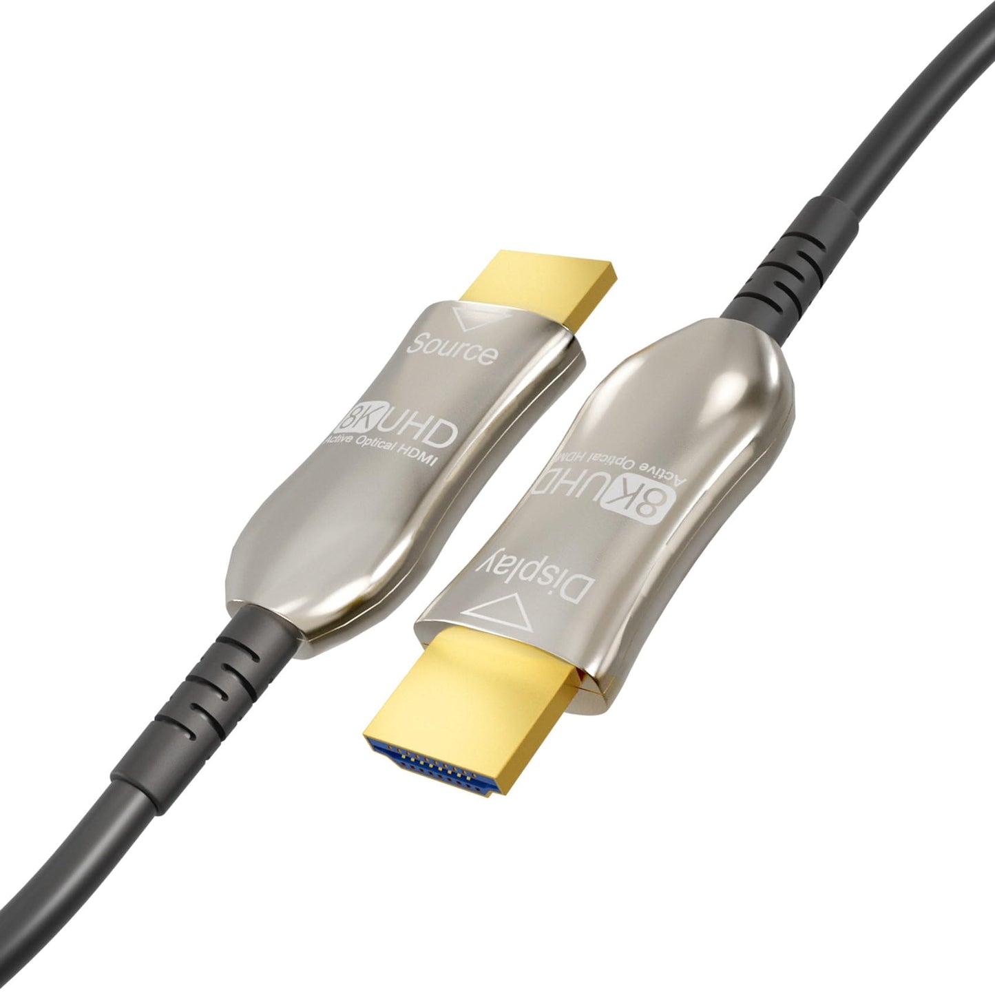 Cablelera 8K UHD CL3 HDMI Cable 2.1, Hybrid Active Optical Cable (AOC), 48Gbps Ultra Fast Long Distance Data Transmission, eARC, HDCP, NVIDIA, AMD