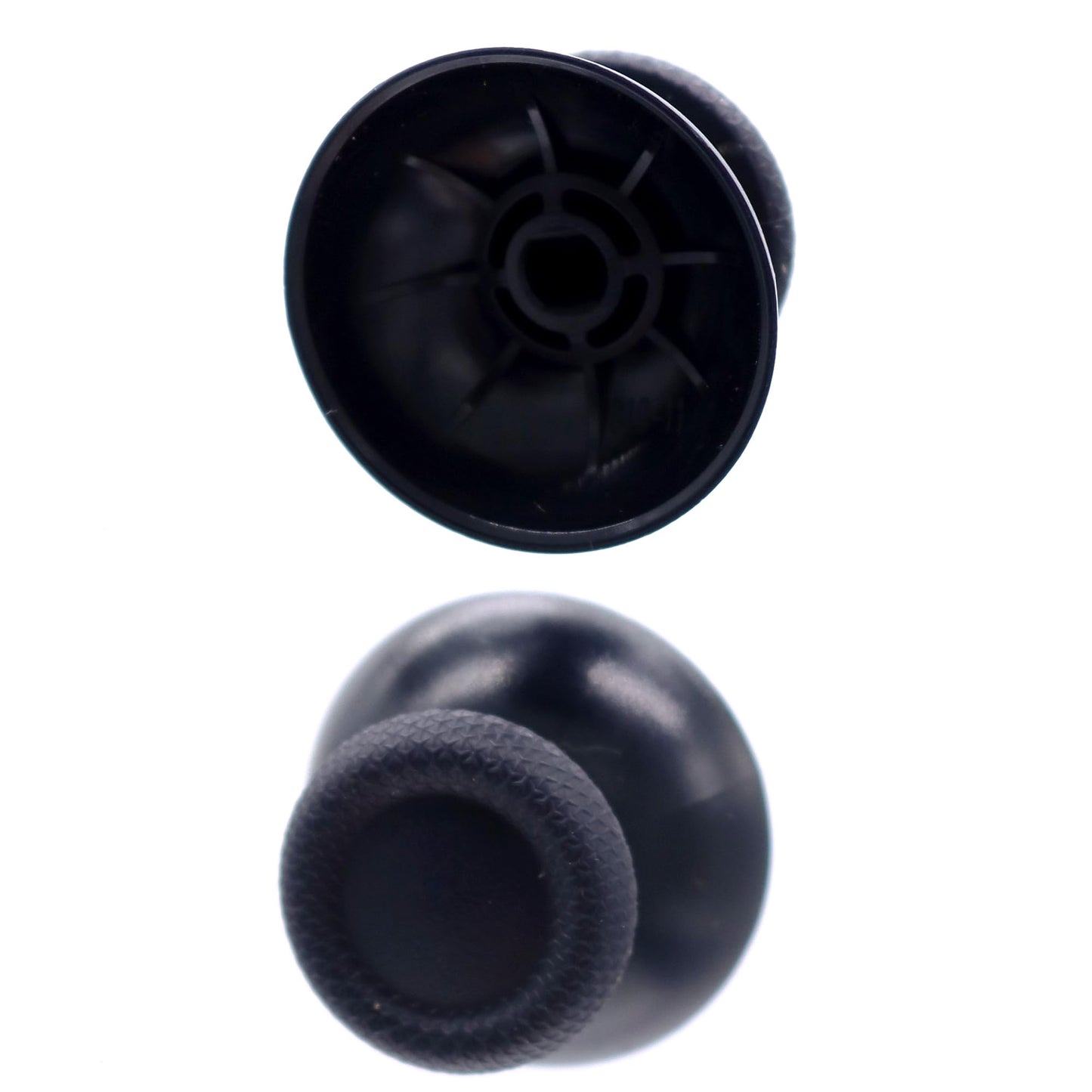 Deal4GO 2-Pack Thumbsticks Concave Rubber Analog Z-Sticks Replacement for PS5 & PS4 Controller Grips Sticks (Black)