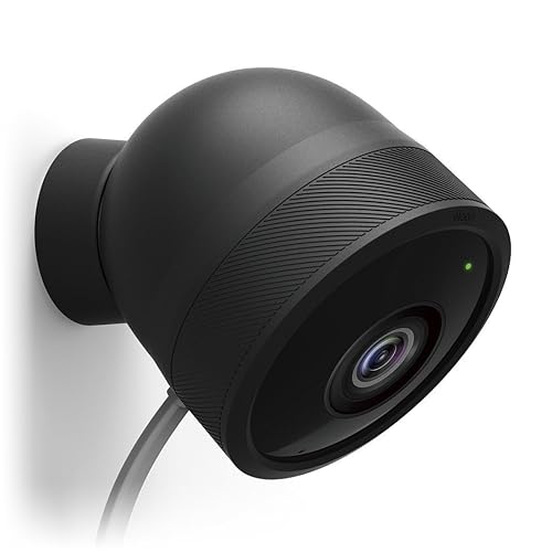 elago Silicone Cover Compatible with Nest Cam Outdoor Security Camera - All Weather Protective Skin, Security, Easy Installation [3 Pcs, Black] (NOT