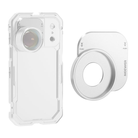 NEEWER 37mm Filter Lens Backplate for PA143/PA144 Phone Cage Only, Quick Release Video Rig Mobile Camera Photography Accessories Compatible