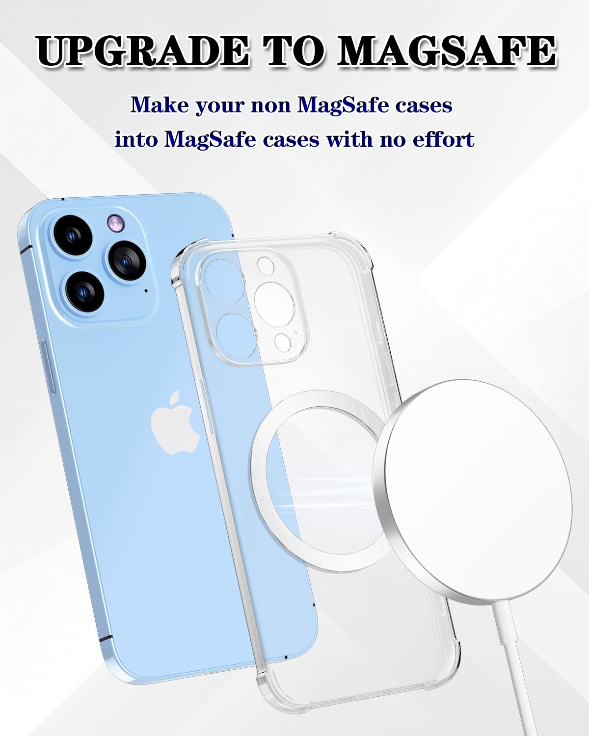 KALAPOP Metal Rings 6PCS,Ultra-Thin(0.4mm)for MagSafe Sticker/Magnetic Adapter/Phone Cases/Wireless charger,Compatible with iPhone