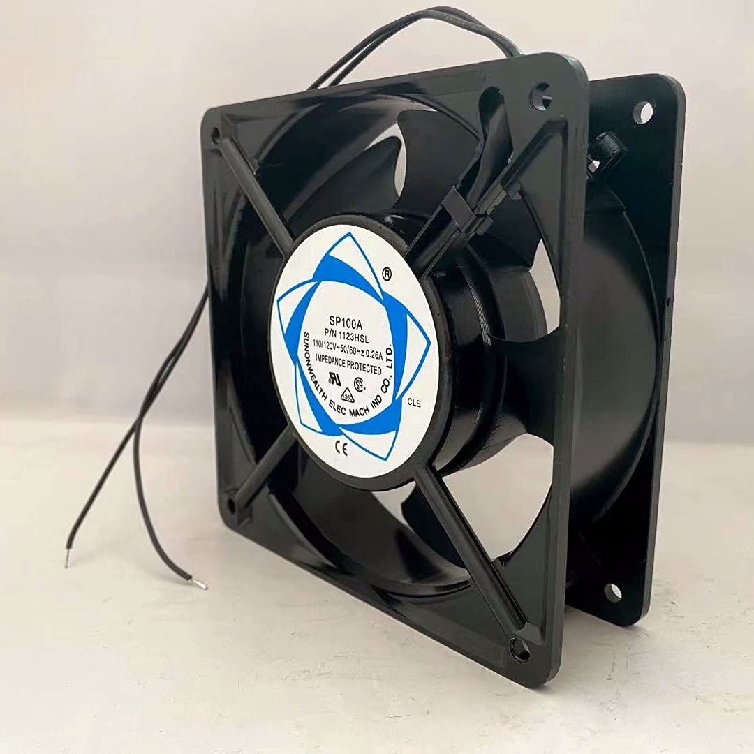 SP100A P/N 1123HSL SUNON 110/120V 0.26A 120x120x38mm Cooling Fan
