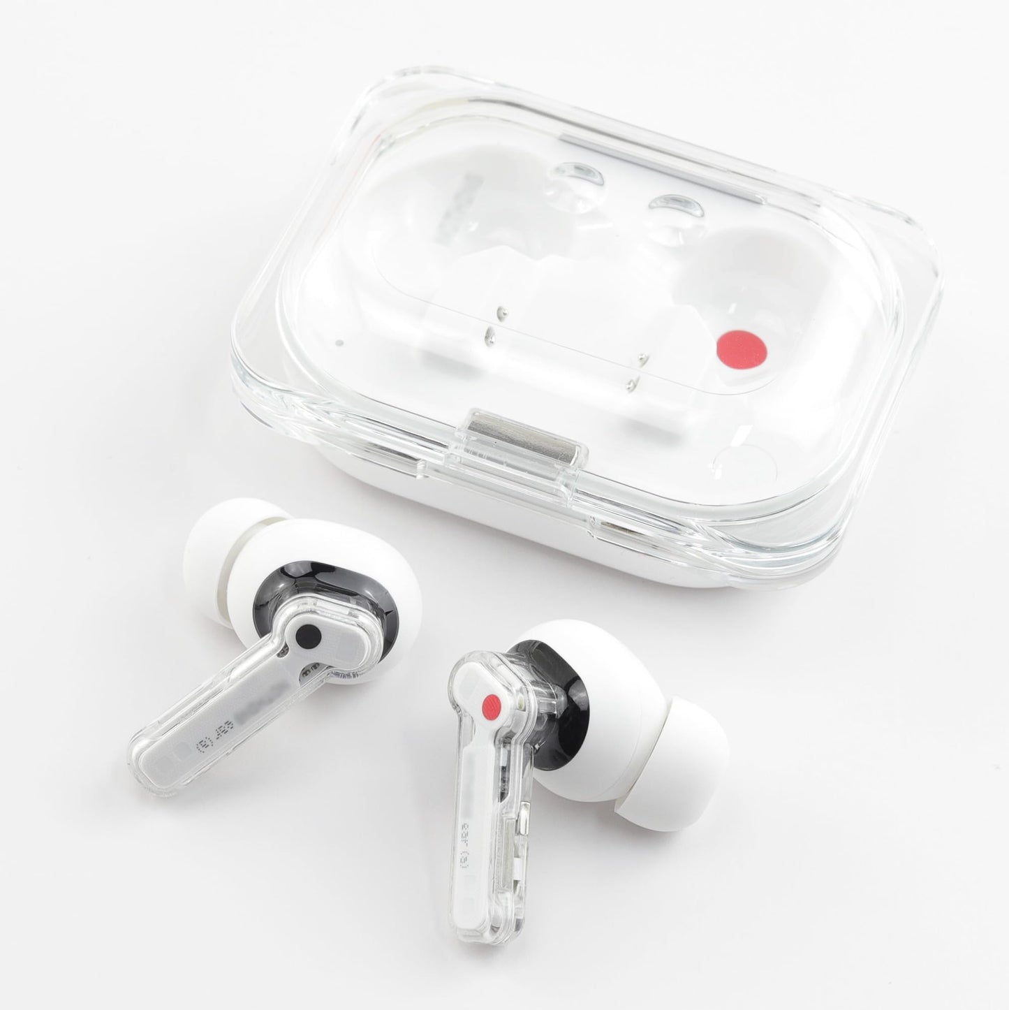 NANLANFAN Silicone Ear Tips Replacement for Nothing Ear/Nothing Ear (a) Wireless Earbuds, 6 Pairs (S/M/L, White)