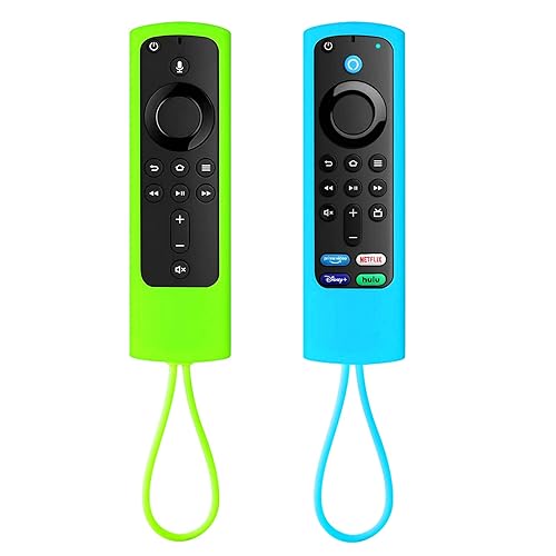 climberer [2 Pack] Firestick Remote Cover,Silicone TV Remote Control Case for Streaming Media Devices,Firestick Lite 2020,FireStick 4K ,TV
