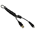 HQRP USB Data Cable Cord Compatible with Sony Cyber-Shot DSC-T110, DSC-T99, DSC-H70 Digital Camera