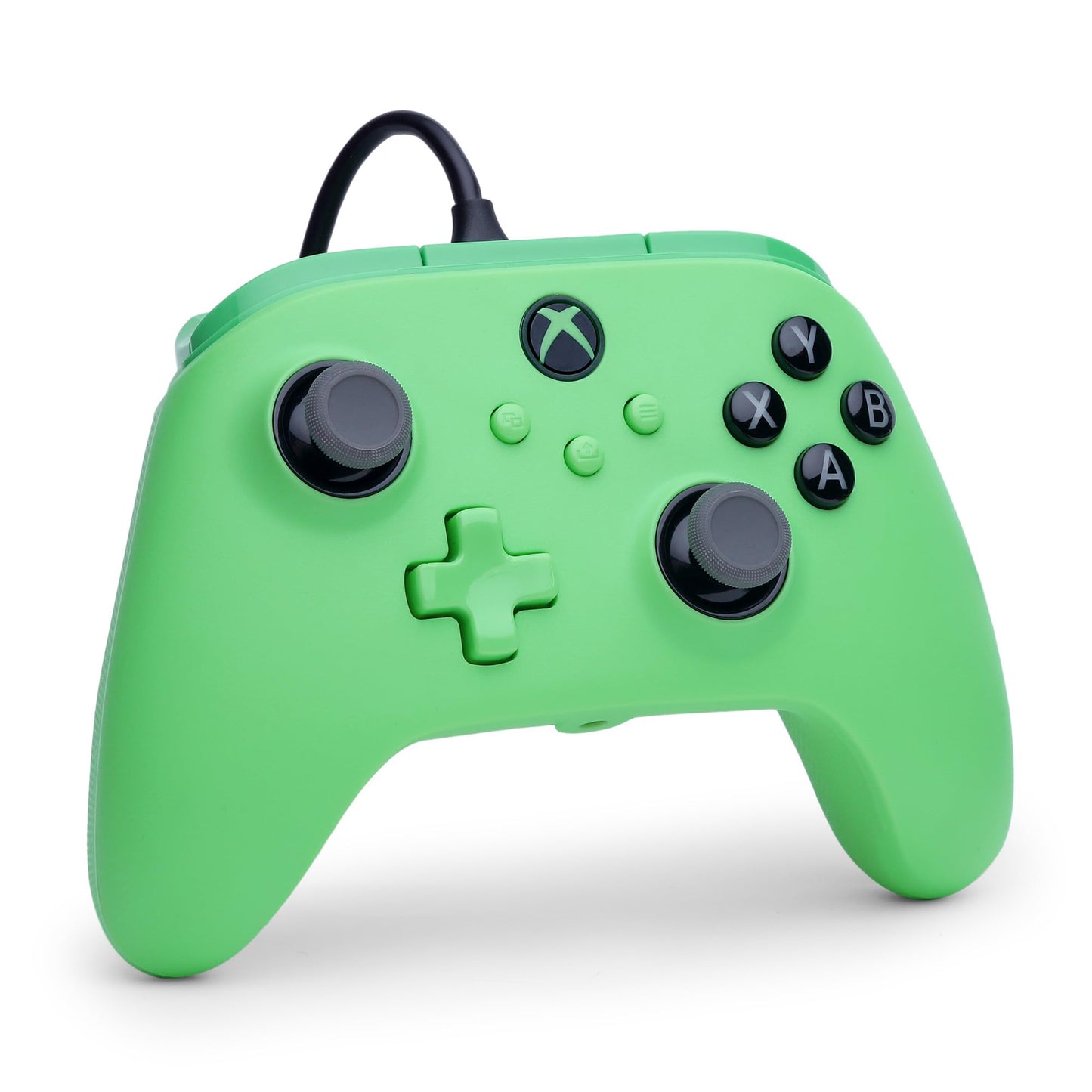 PowerA Advantage Plus Wired Controller for Xbox Series X|S - Green Meadow, officially licensed, adjustable height thumbsticks, hall effect, mappable