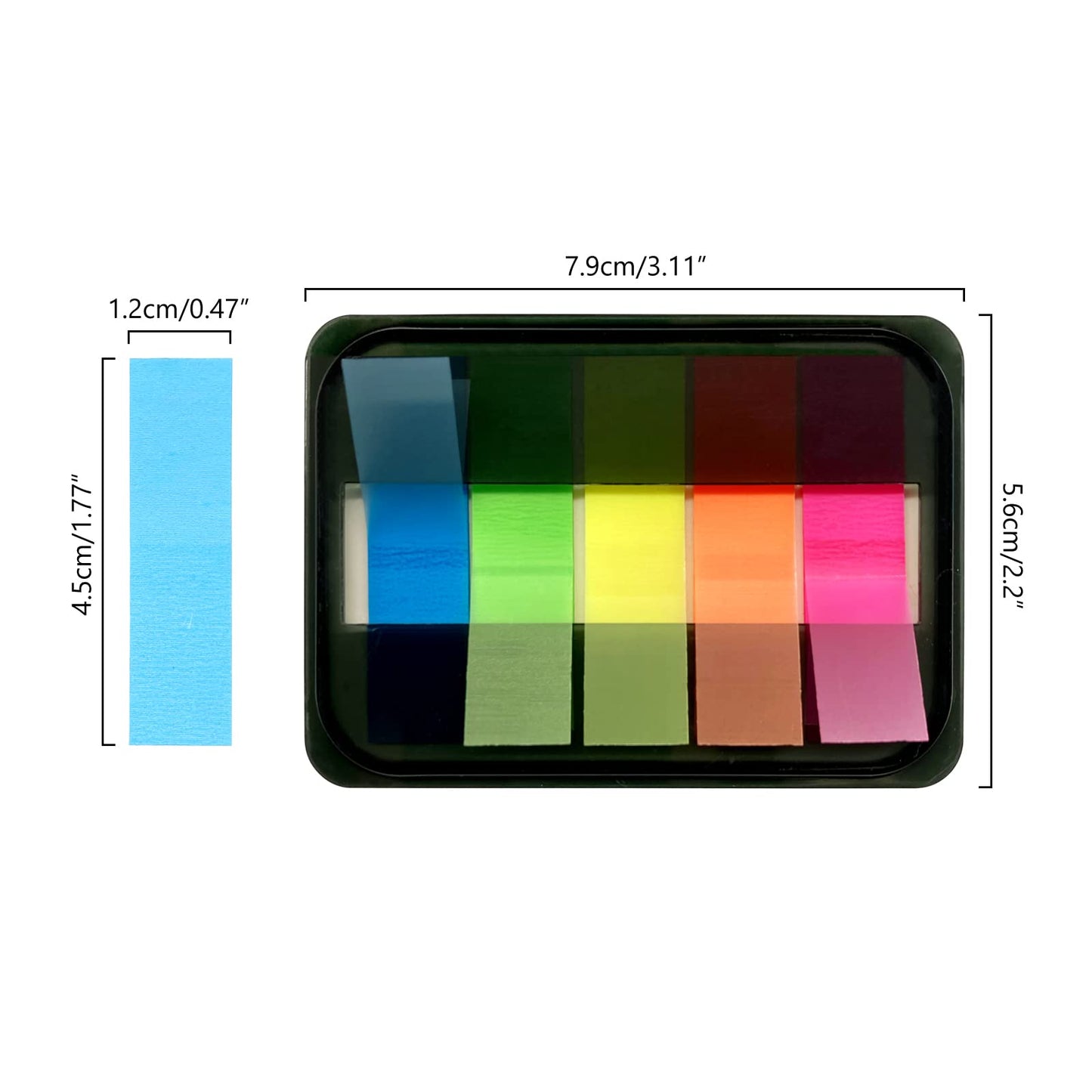 300PCS Sticky Index Tabs, Transparent Sticky Page Markers Notes, Book Markers, Sticky Note Tabs, Page Tabs, Label Stickers, Small Pop Up Post Tabs