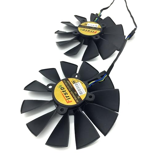 2 Pcs/lot 94mm DC 12V 0.5A Video Card Dual Fan for ASUS STRIX R9 380/370X GTX980/970 T129215SU FD10015H12S Graphics Card Fan