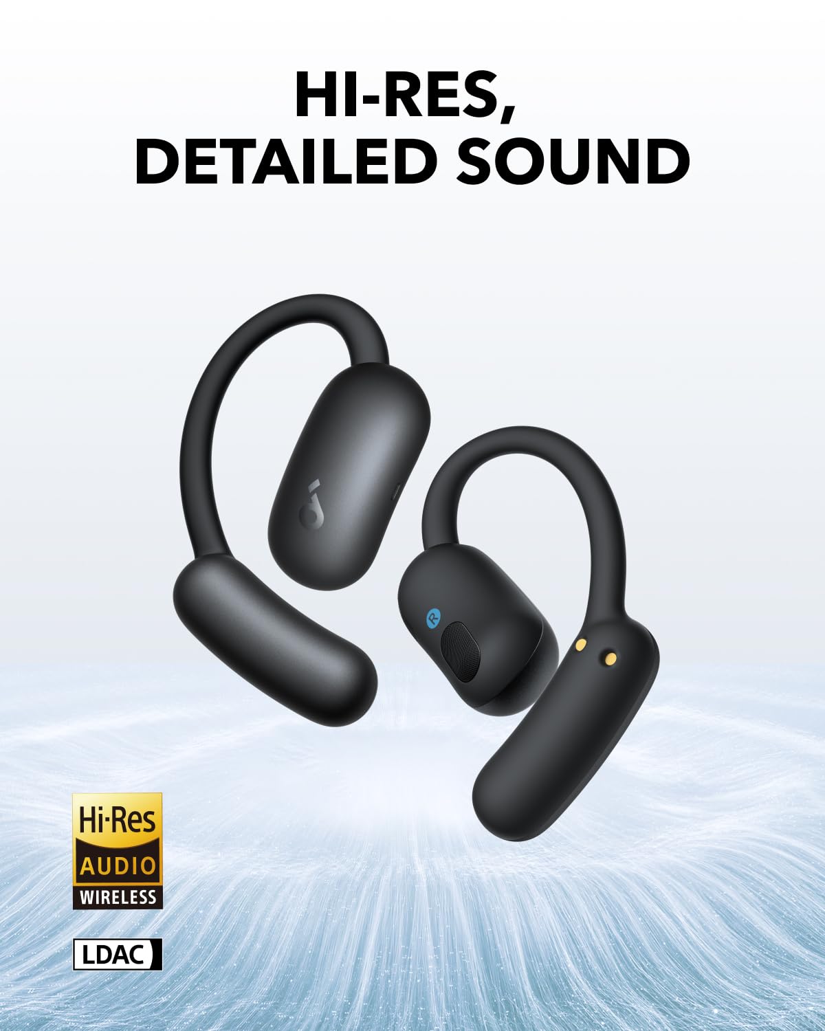 Soundcore AeroFit 2 by Anker Open Ear Earbuds, Open Ear Headphones(Renewed)