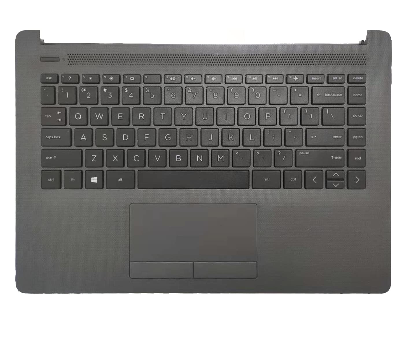 Replacement for HP Probook 240 G7 245 246 G7 Laptop Upper Case Palmrest Non-Backlit Keyboard Touchpad Assembly Part 6070B1306305 L44060-001