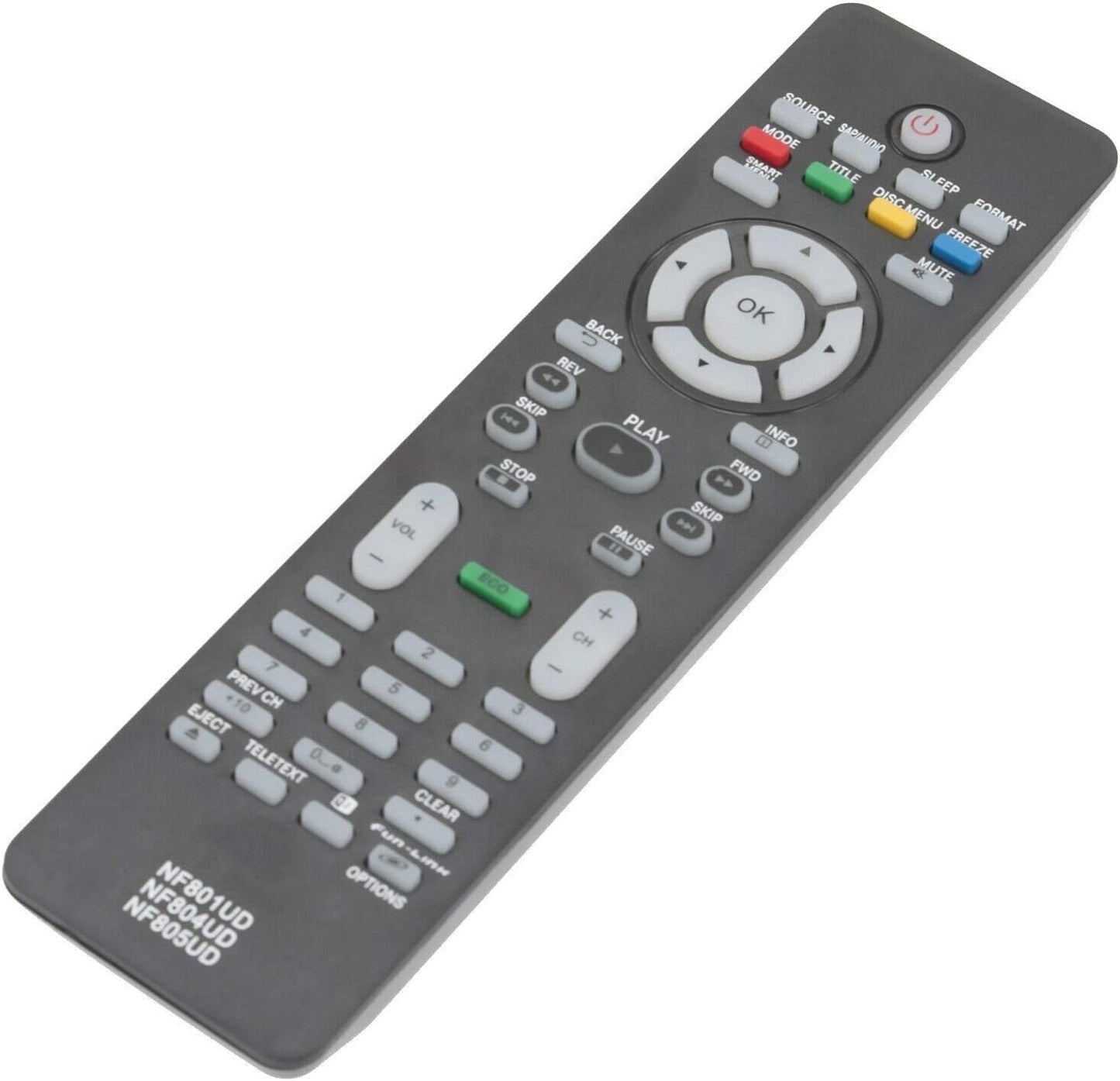 NF801UD NF805UD NF804UD TV Remote Control for MAGNAVOX 46MF440B 46MF401B 40MF430B 32MF330B