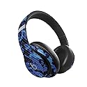 MightySkins Carbon Fiber Skin Compatible with Beats Studio Pro - Blue Modern Camo | Protective, Durable Textured Carbon Fiber Finish | Easy to Apply