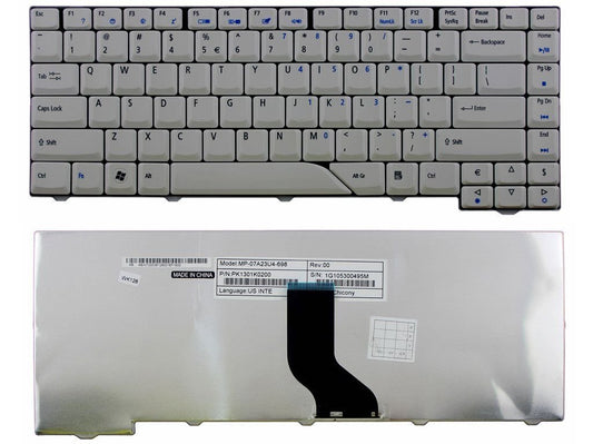 New US White Keyboard Replacement for Acer Aspire 4220 4310 4315 4320 4320G 4520G 4520 4520G 4710 4710G 4710Z 4720 4720Z 4920 4920Z 4920G 5310 5310G