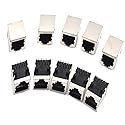 (Pack of 10) RJ45 8P8C Cnnector PCB Mounting Socket Connector for Ethernet Socket