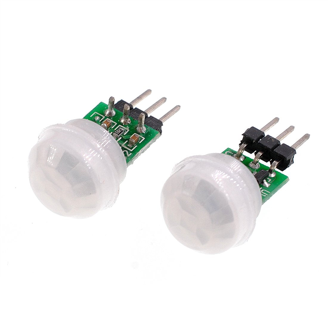 Oiyagai AM312 Mini PIR Motion Sensor (2 Pack) - Infrared Detector, 3-5m Detection Range, 2.7-12V Input, Low Power Design, for Arduino, ESP8266
