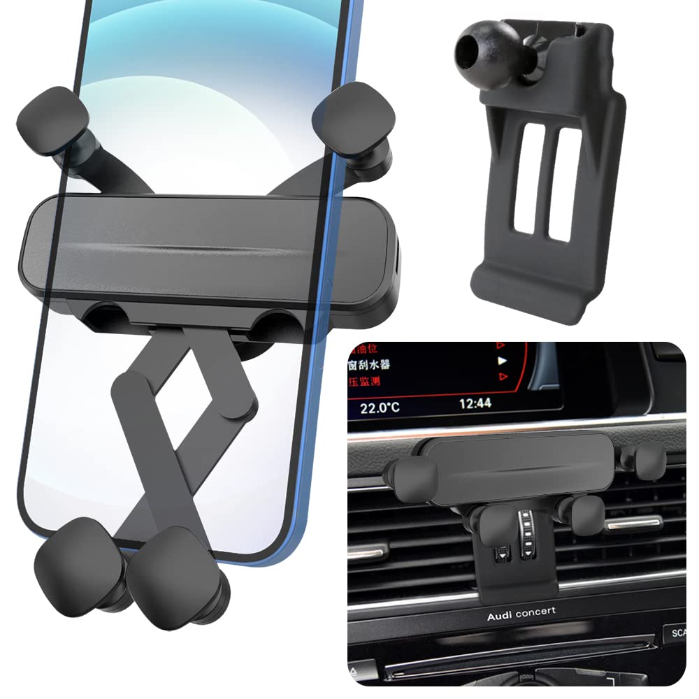 LUNQIN Car Phone Holder Mount for 2010-2016 Audi Q5, 2014-2017 Audi SQ5 Auto Accessories Interior Decoration Mobile Cell Smartphone Bracket