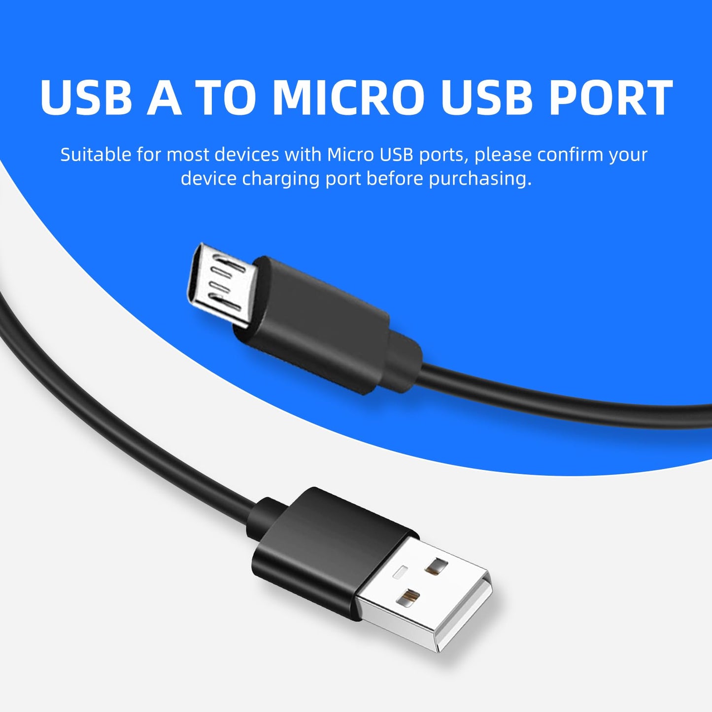 5V Micro USB Wall Charger for Roku Remote, Roku Streaming Stick, Roku Express+/ Express Plus, Roku Express 4k, Premiere Plus/Premiere+ Premiere