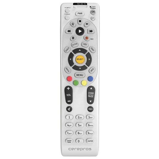 Cerepros RC64 Replacement Remote Control for DirecTV Satellite Cable TV DTV RC65 RC66RX D11 D12 H20 H23 Compatible Receiver